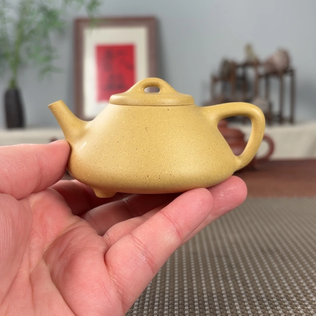 紫砂茶壶微瑕黄龙山原矿紫砂壶