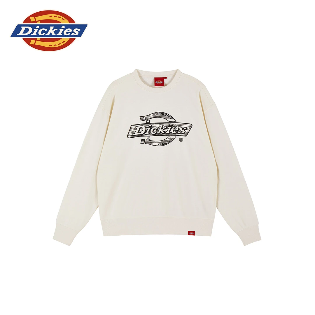 【陆柯燃同款】Dickies秋冬经典大logo印花圆领卫衣宽松DK0A8D8V