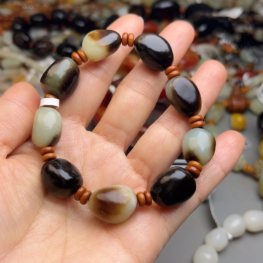 森***司手链未镶嵌和田玉