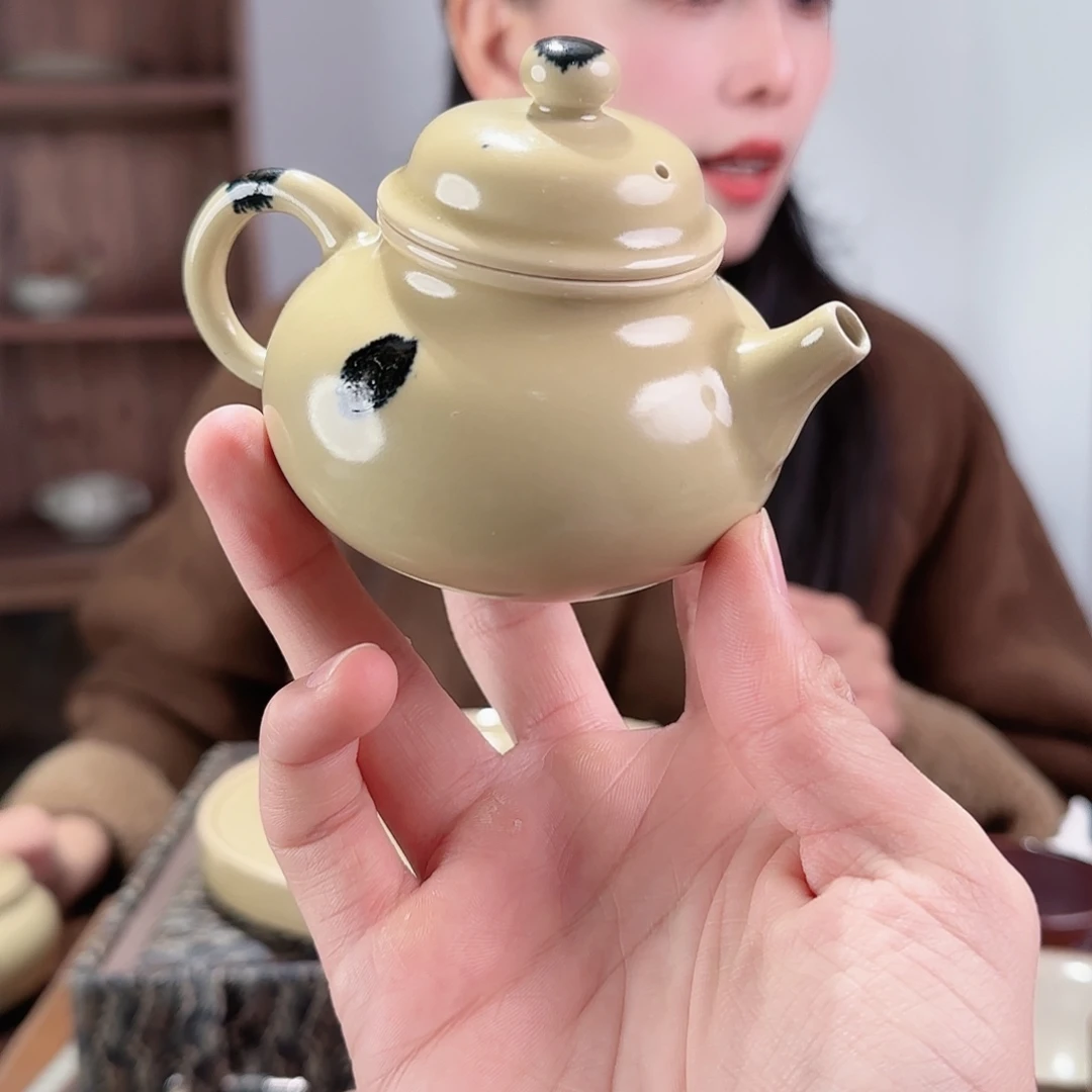 瓷摆件龙天手工壶