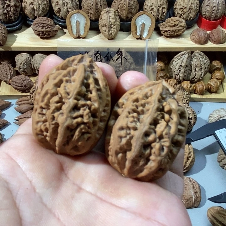 文玩核桃把件老珊瑚