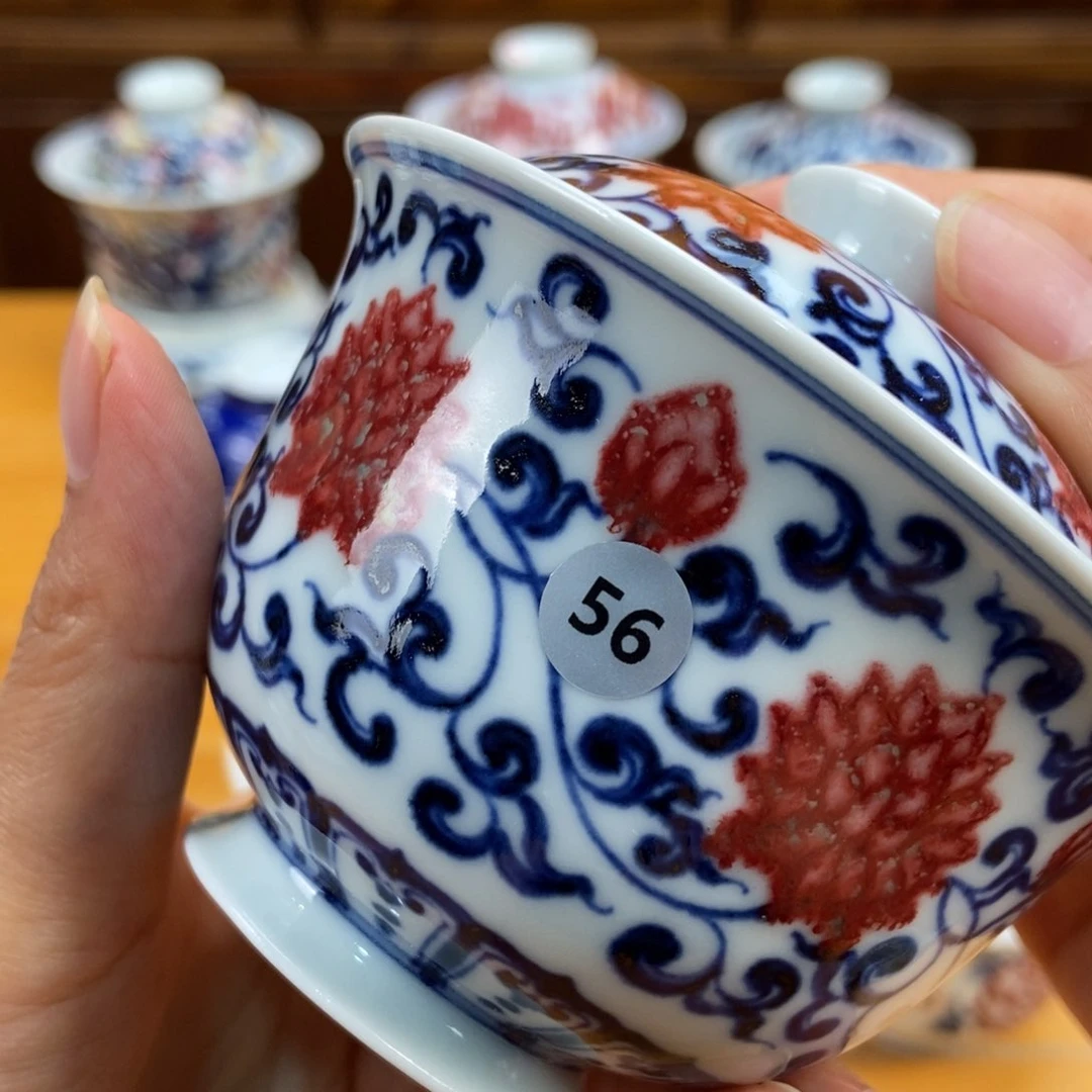 手绘现代茶具非古董