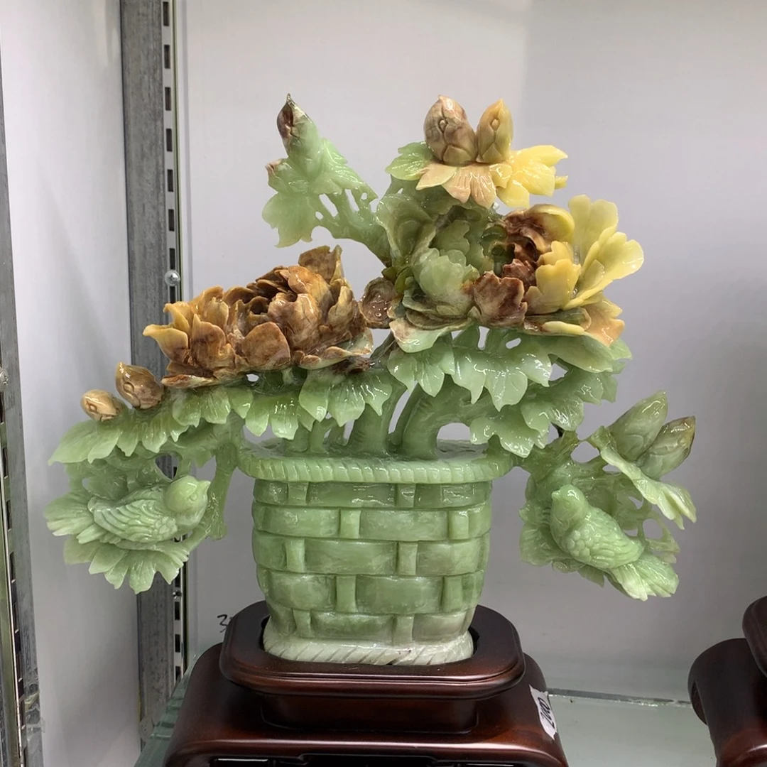 玉家居摆件手工雕刻