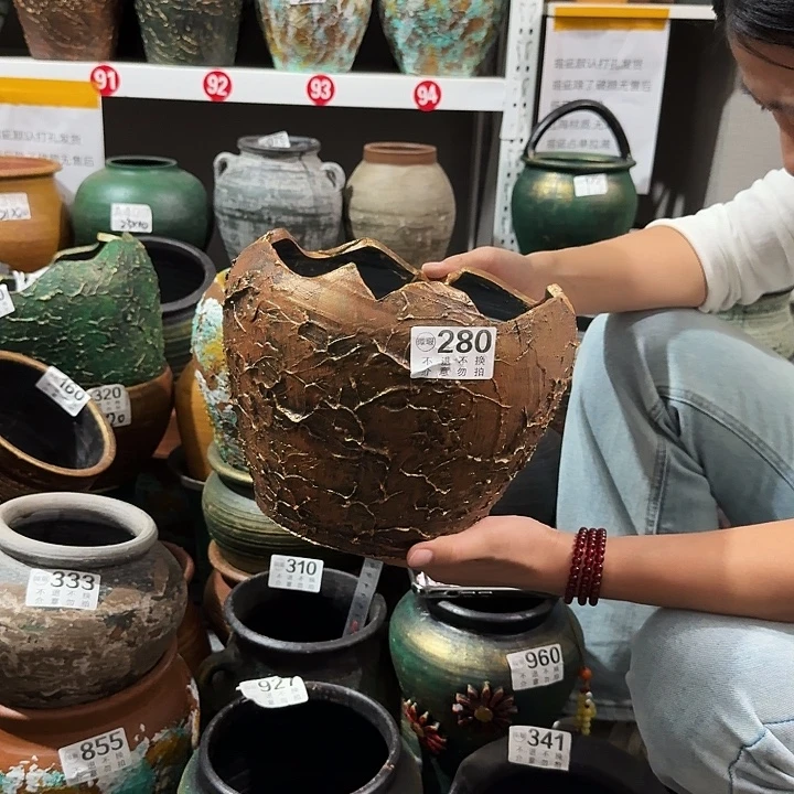 瑕疵金色蛋壳280高度17口径20