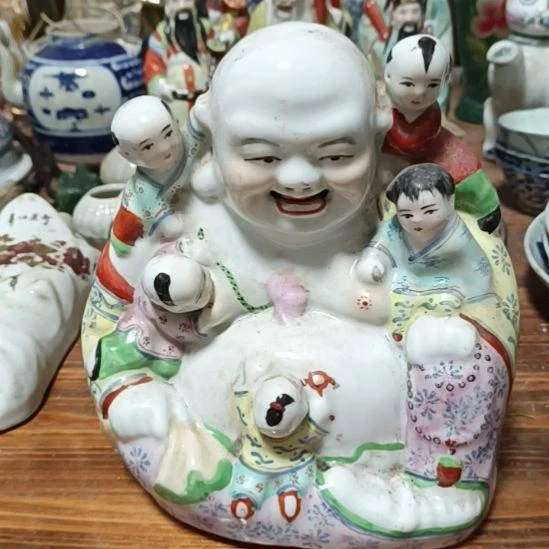 陶其他粉彩陶瓷摆件粉彩陶瓷摆件青花