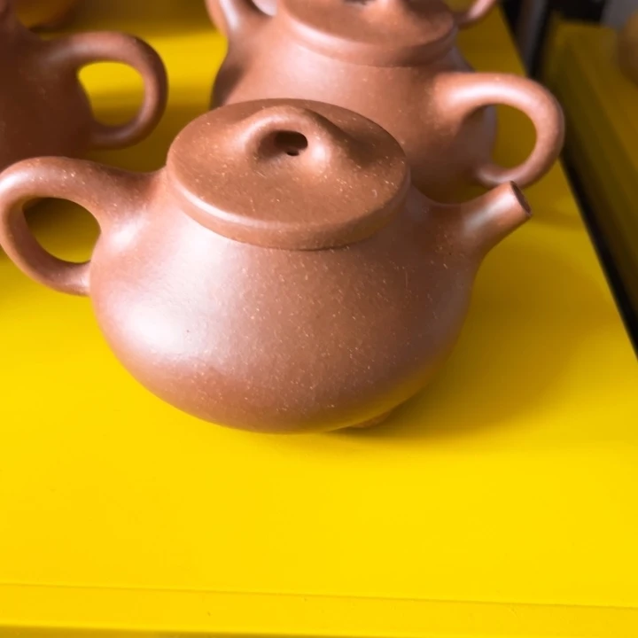 紫砂茶壶降坡文瓢200cc