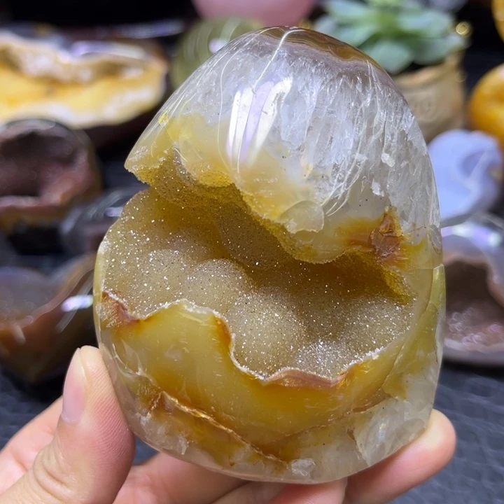 水晶发饰未镶嵌黄软洞