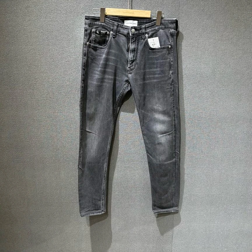 99新 maje  Calvin Klein（pm）黑灰色牛仔裤 L码/0286