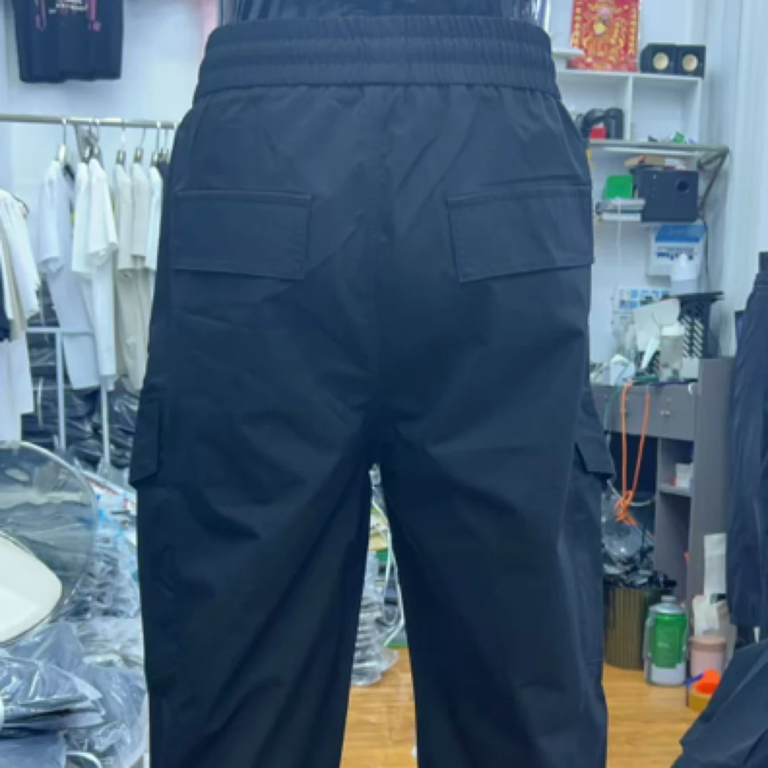 新款男士户外工装裤束脚卫裤春夏季百搭哈伦宽松潮流速干休闲裤子