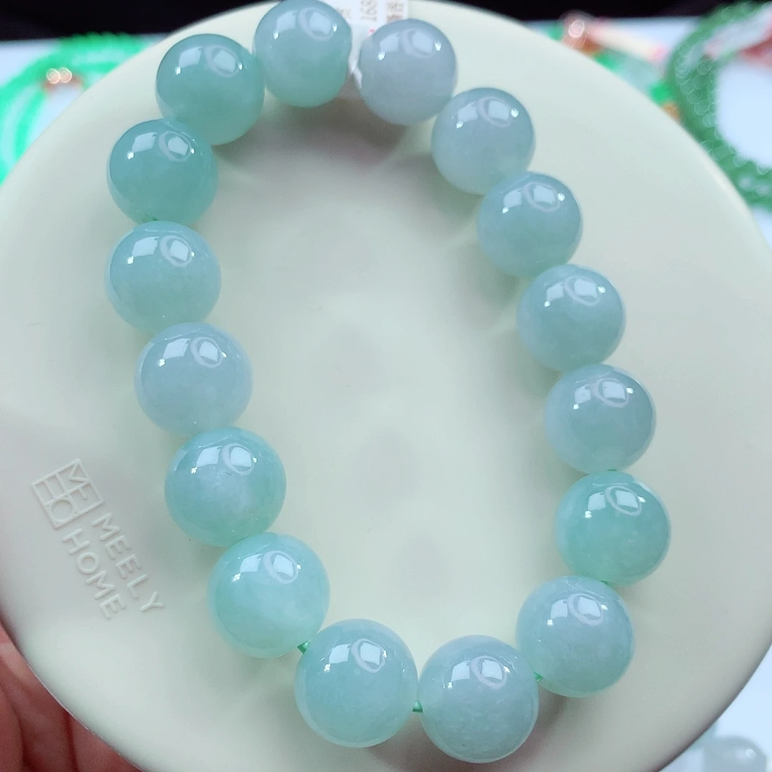 翡翠未镶嵌手链卡13