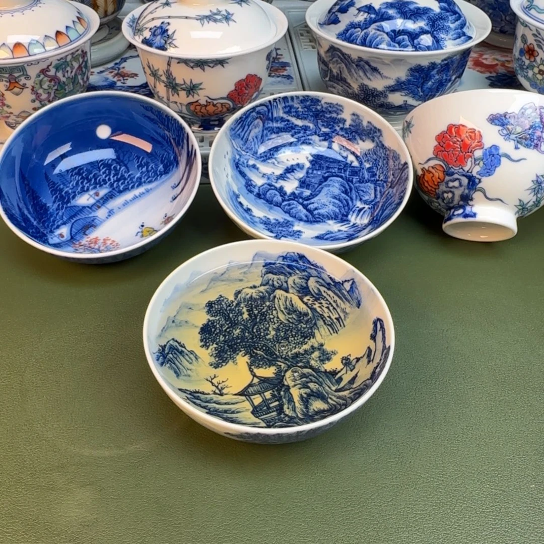 陶纯手工纯手绘茶具307