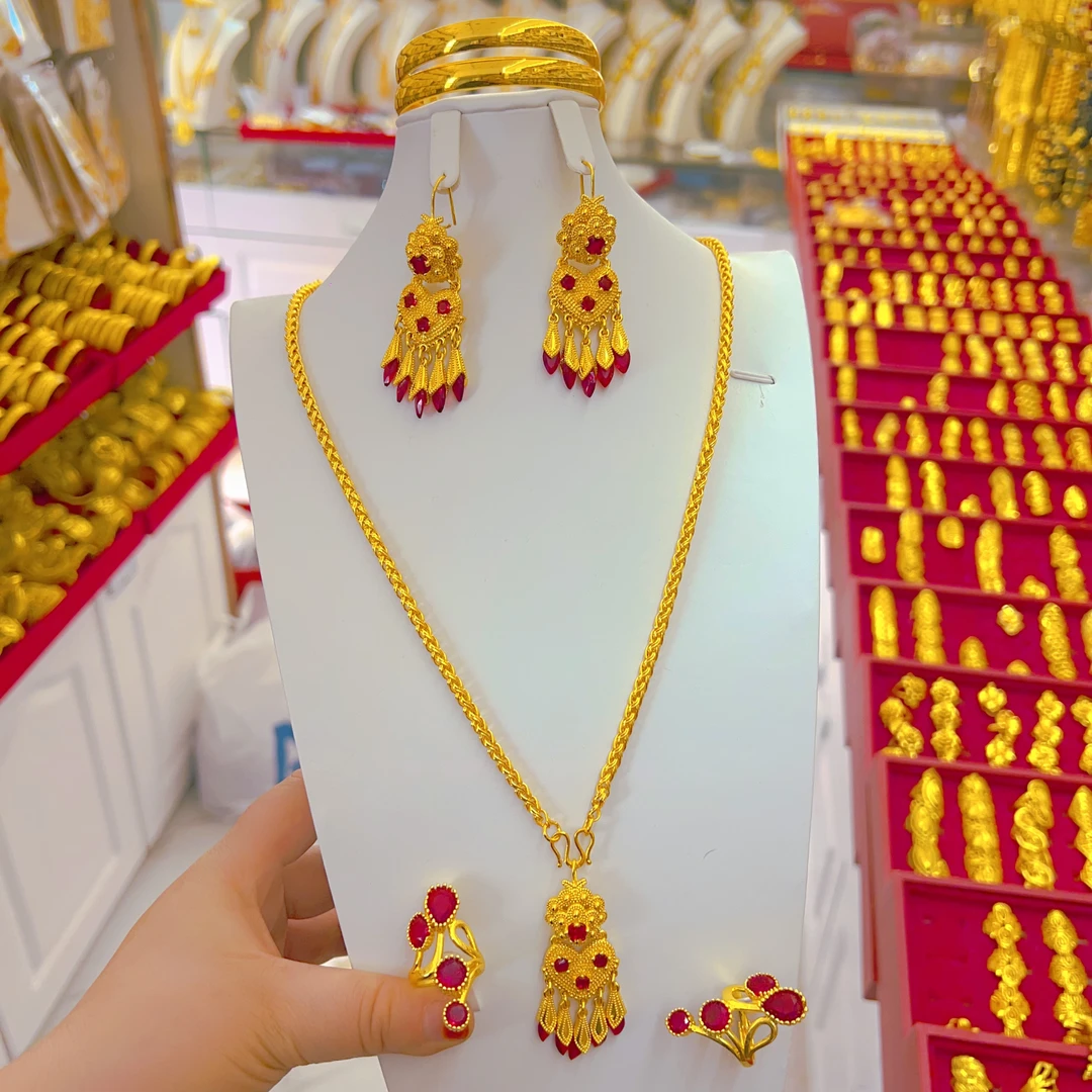 铜合金项链 铜合金ئالتۇن پاسون 时尚民族风气质百搭复古宫廷风