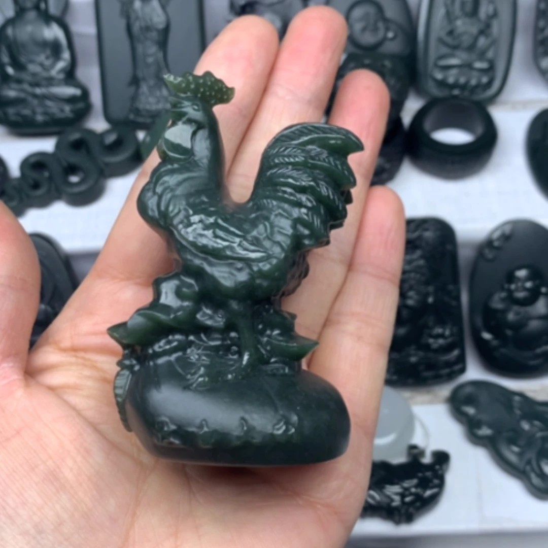 【闪购商品】和田玉颈饰未镶嵌双面雕刻