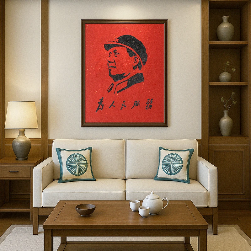 手工雕刻立体伟人画书法书画艺术品文创收藏手工DIY装饰画办公室