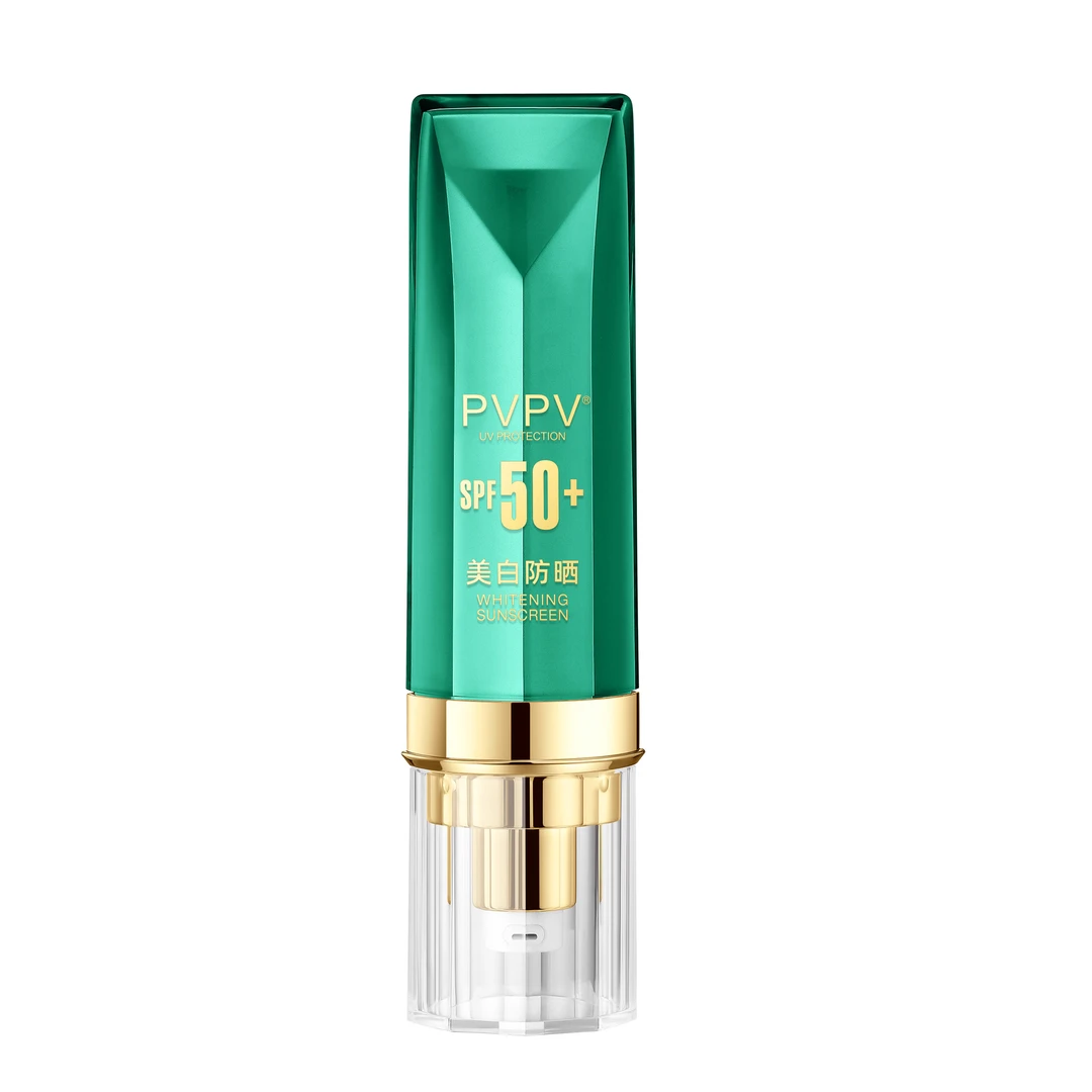 PVPV防晒霜SPF50PA+海茴香防晒乳美白防晒隔离保湿防紫外线高倍
