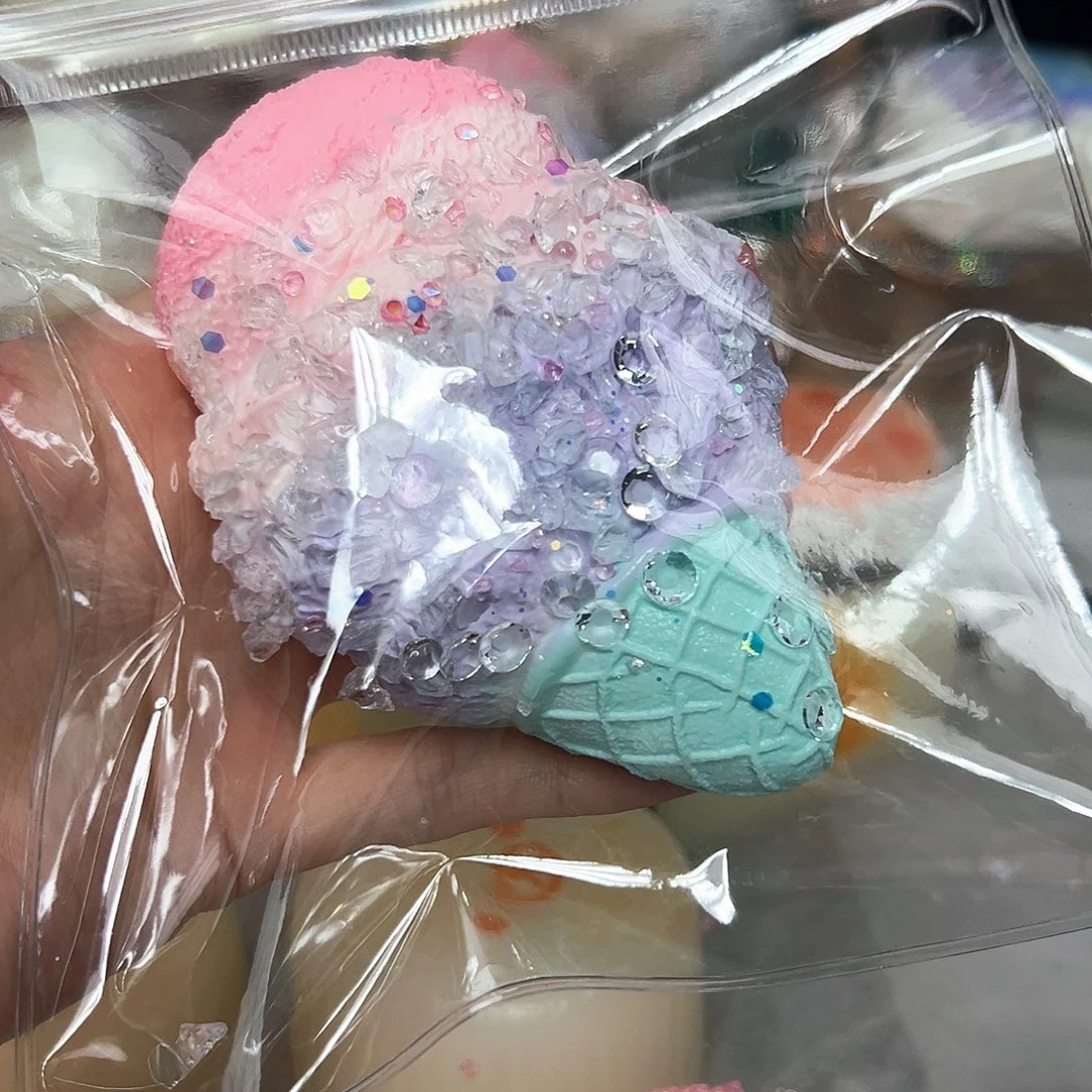 硅胶浮光叠叠甜筒200g