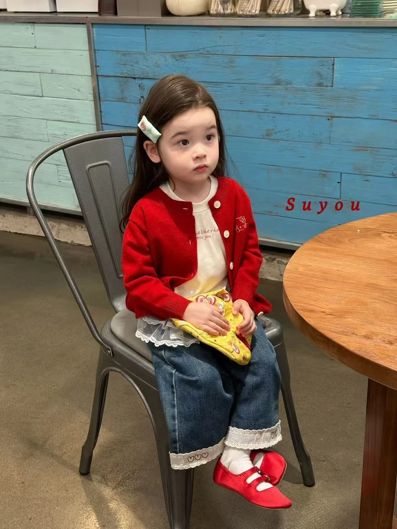 苏右  663216  (NO退换)  KT毛衣开衫  LUOLA品牌童装