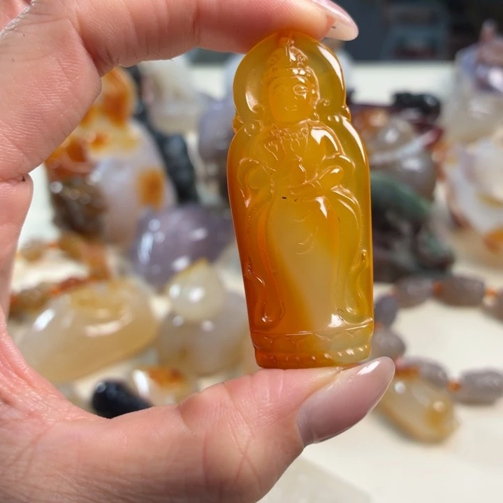 玛瑙/玉髓吊坠(不含链)未镶嵌