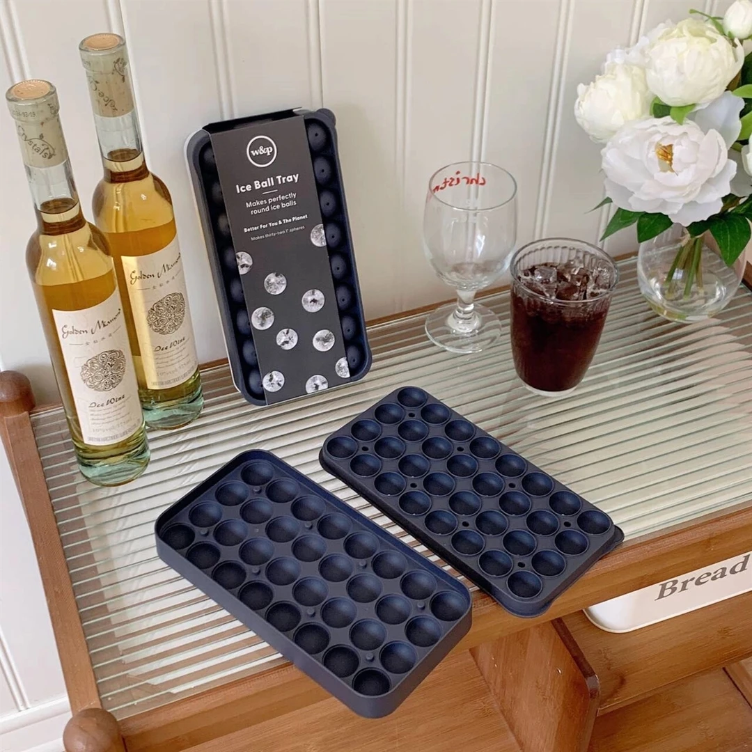 FDA认证！出老美！家用创意高颜值食品级硅胶冰格模具制冰球盒