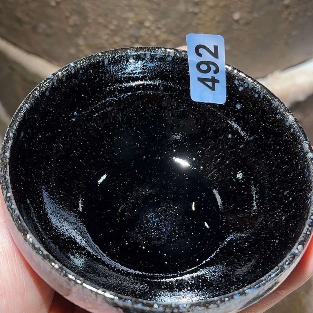 茶盏琢泥窑柴烧开窑现场