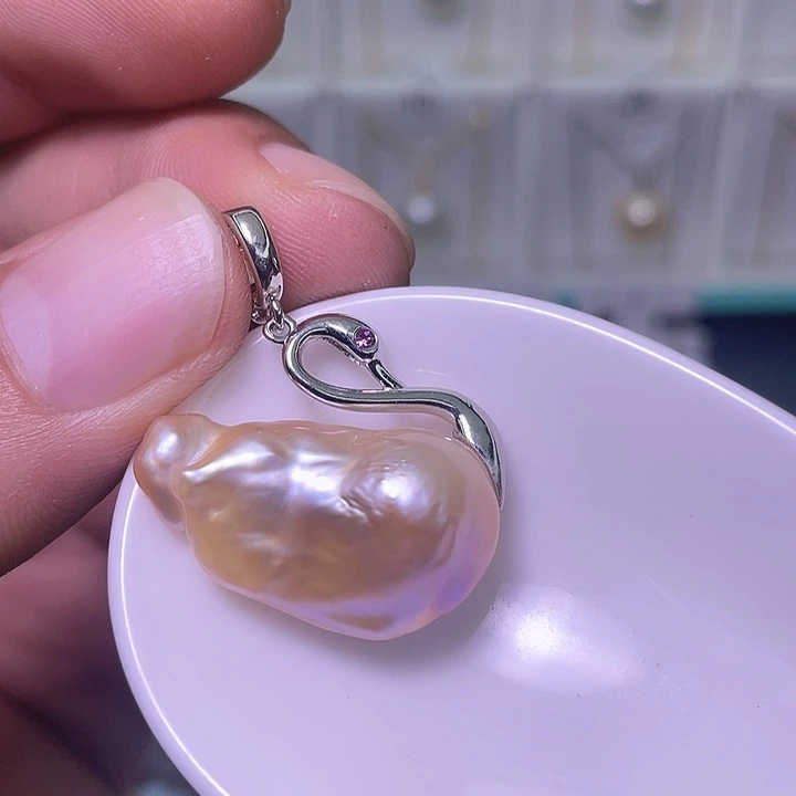 颈饰合金淡水珍珠30