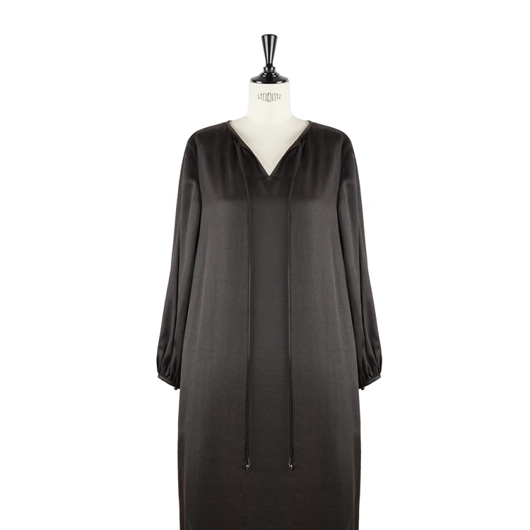 【高奢香云纱】顺德非遗香云纱连衣裙CD2167589