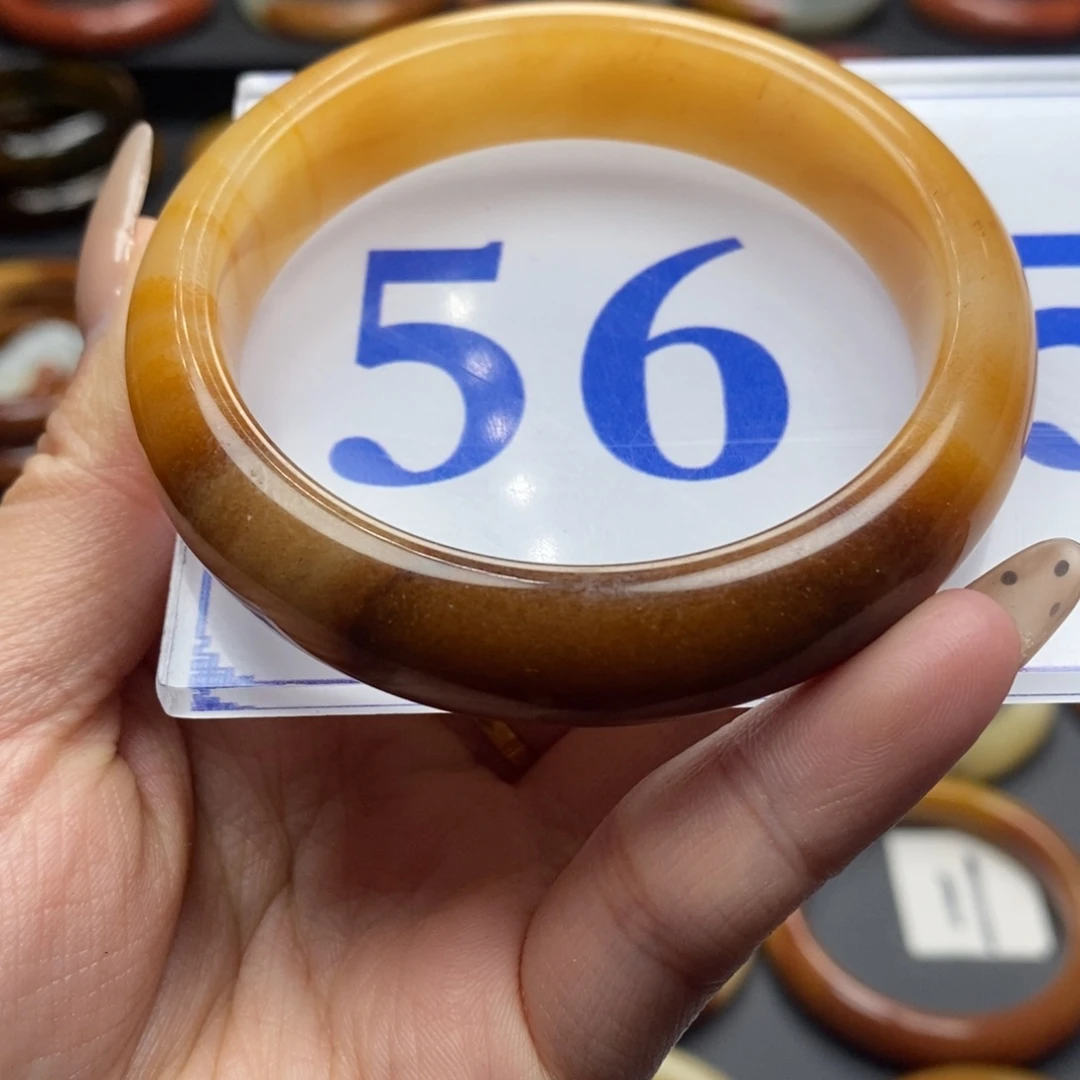 石英质玉（黄龙玉）手镯未镶嵌