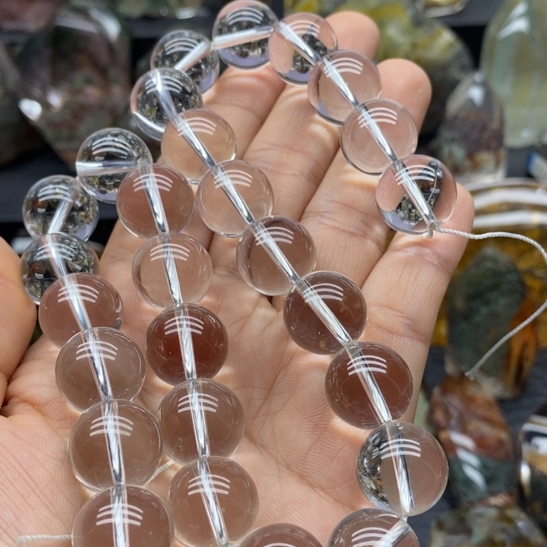 珠宝半成品水晶未镶嵌手链