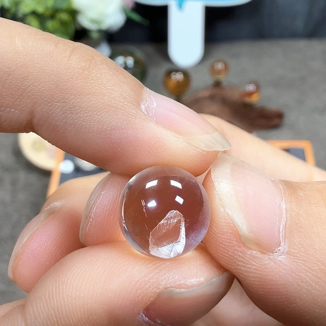 ****洁水晶戒指银S925镶嵌S925银镶水晶水晶水晶
