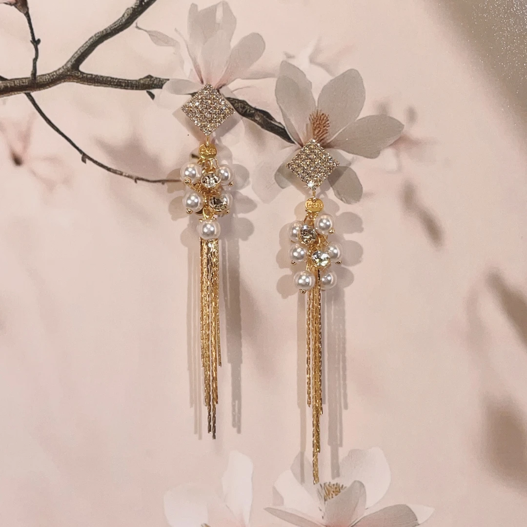 铜合金耳饰 S005★  梵希曼 设计感耳环