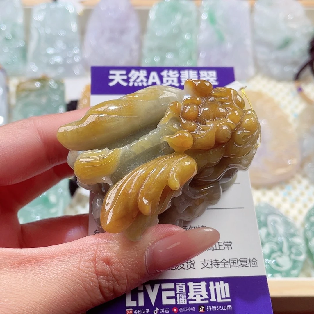 翡翠未镶嵌颈饰貔貅