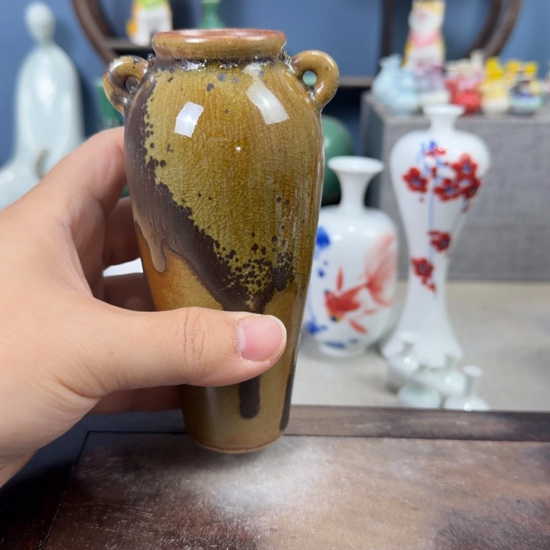 陶瓷手工小花器摆件