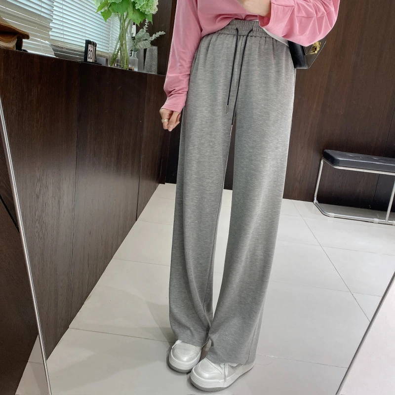 IMFLY金小金自制女装 休闲裤DYK2627春夏百搭慵懒风抽绳休闲裤