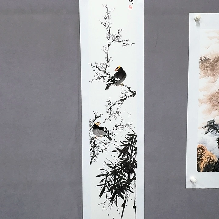 国画亲笔手绘放心去藏