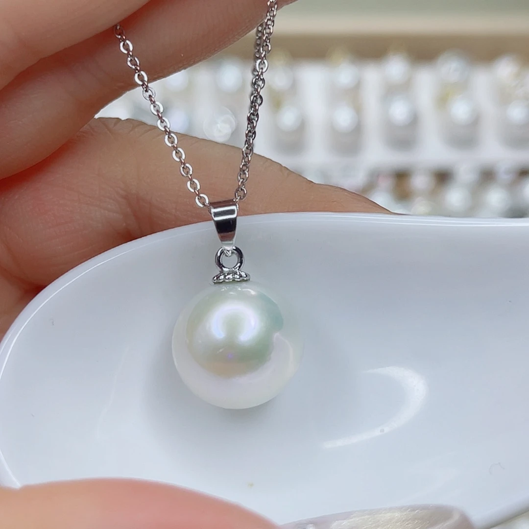 淡水珍珠未镶嵌吊坠(赠链)