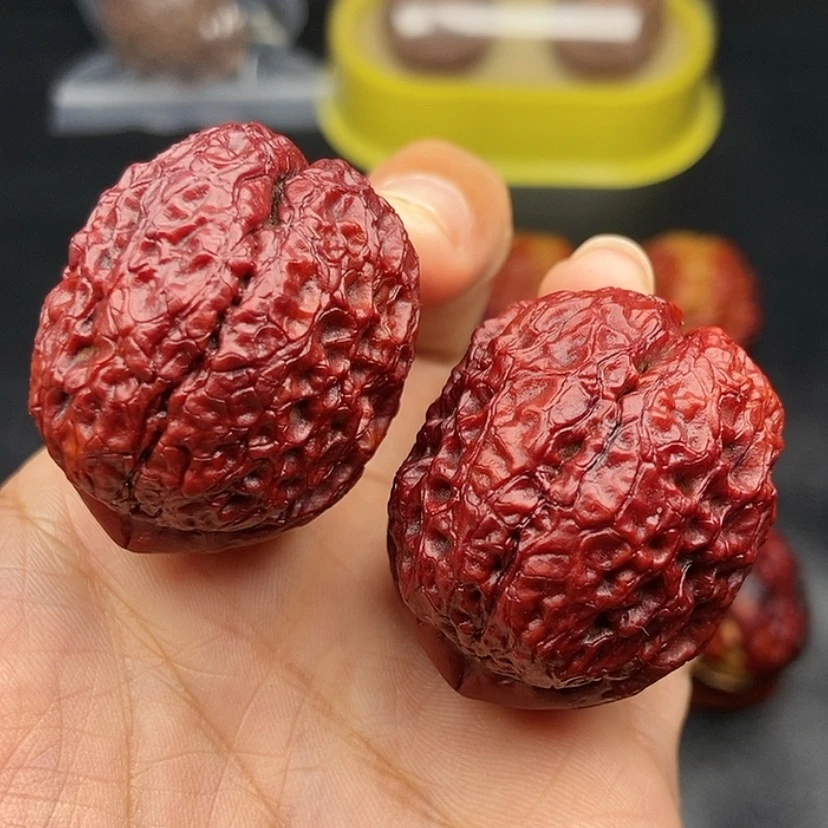 【闪购商品】把件文玩核桃40尺金蟒元宝