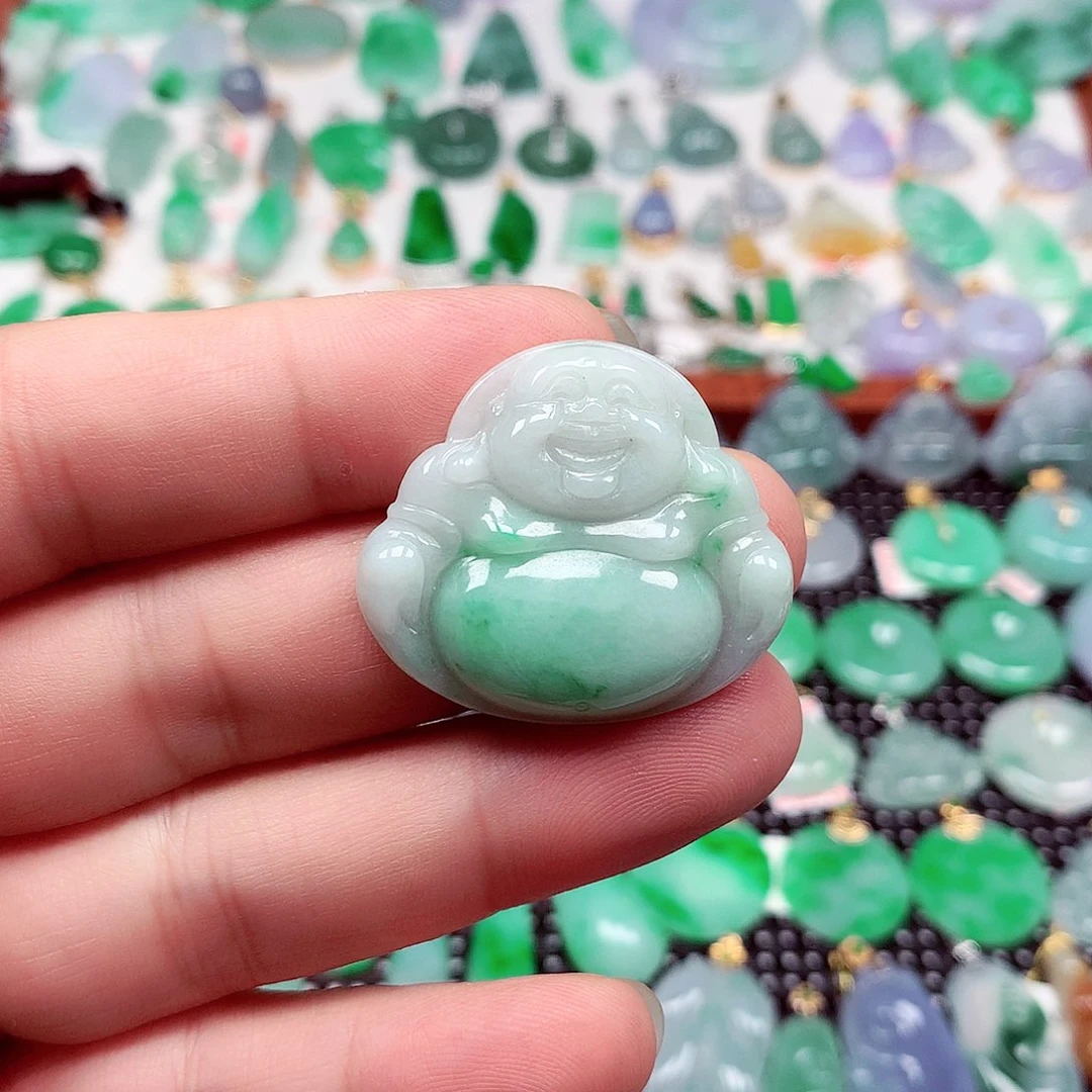 翡翠未镶嵌颈饰天然翡翠A货