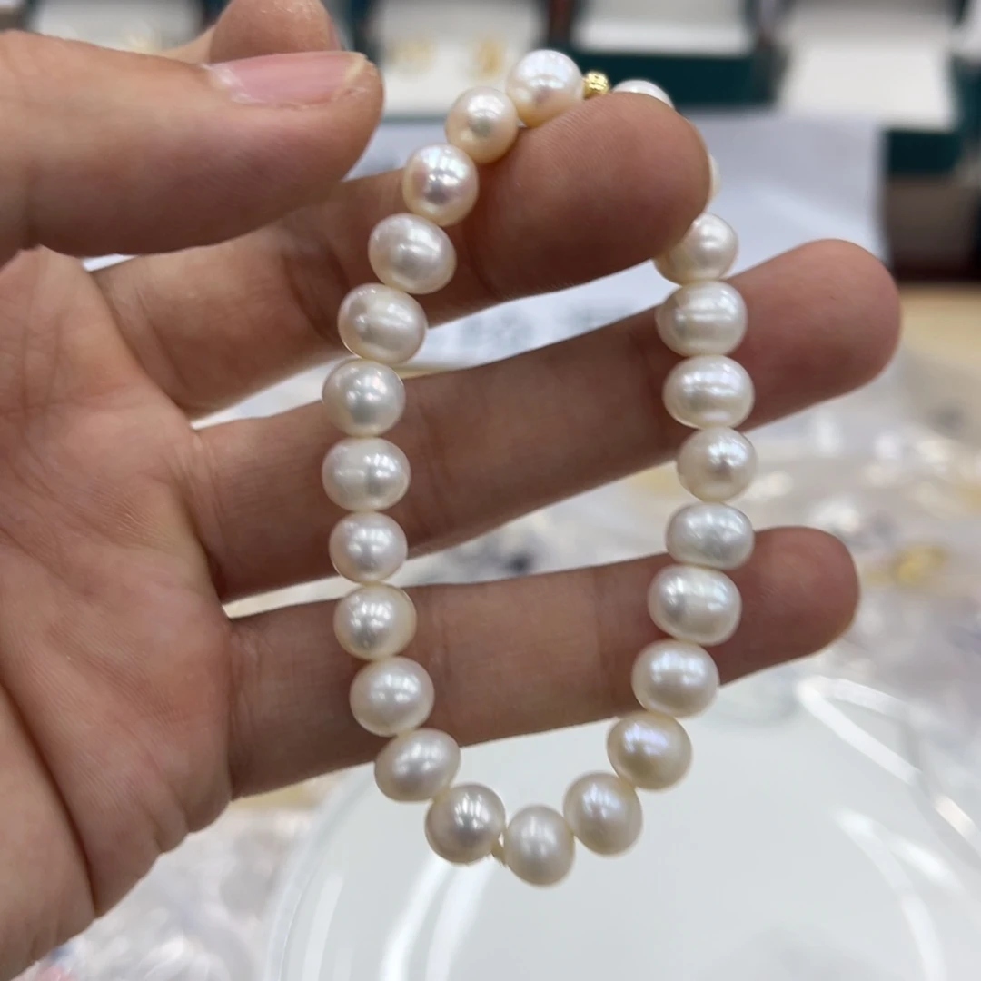 淡水珍珠合金颈饰02863