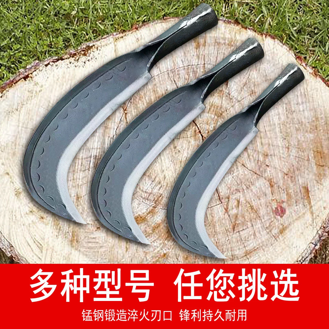 锻打古法柴刀上山砍树开路锋利家用砍柴刀锋利镰刀户外开路钓鱼砍