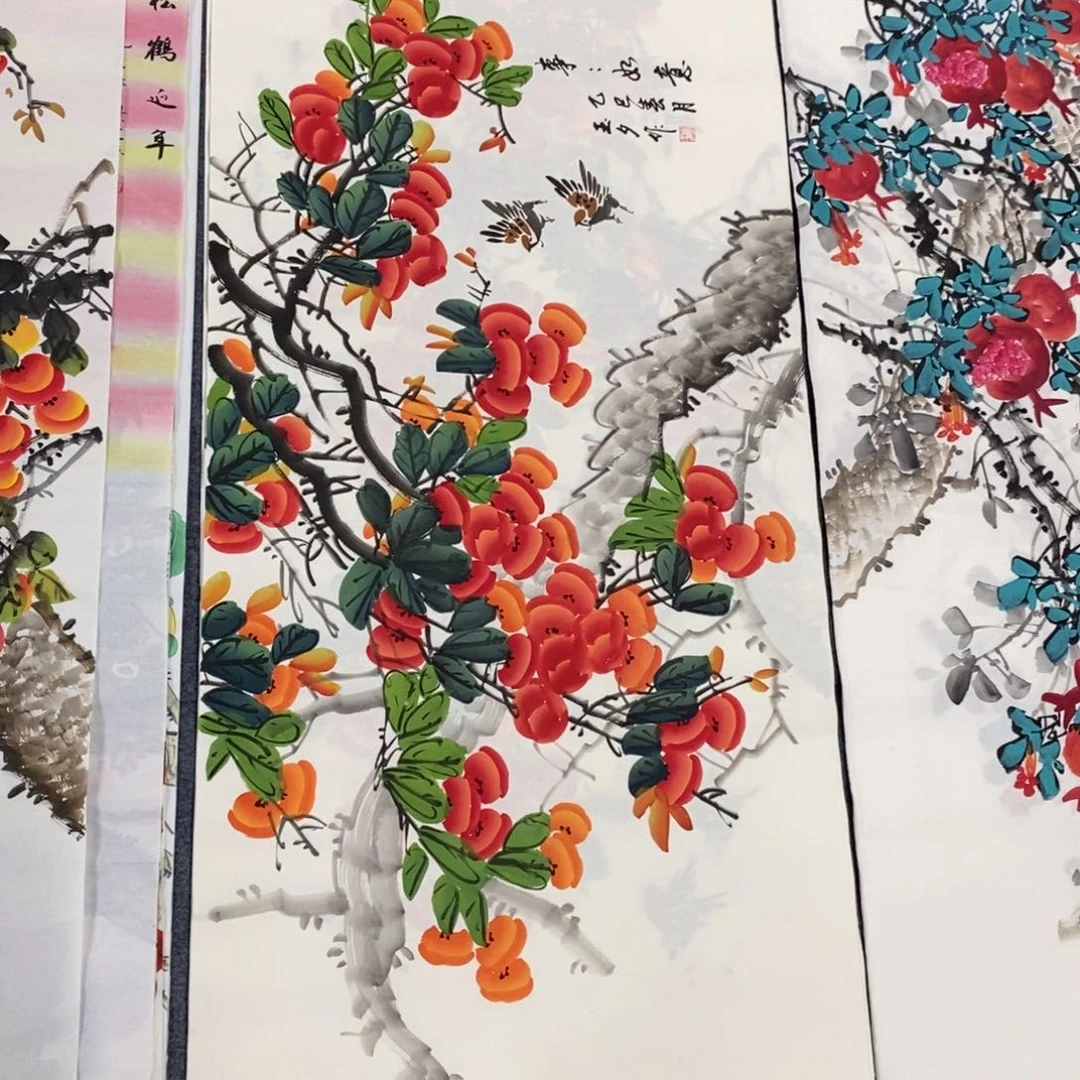 国画尺寸140✖️70四尺手绘画