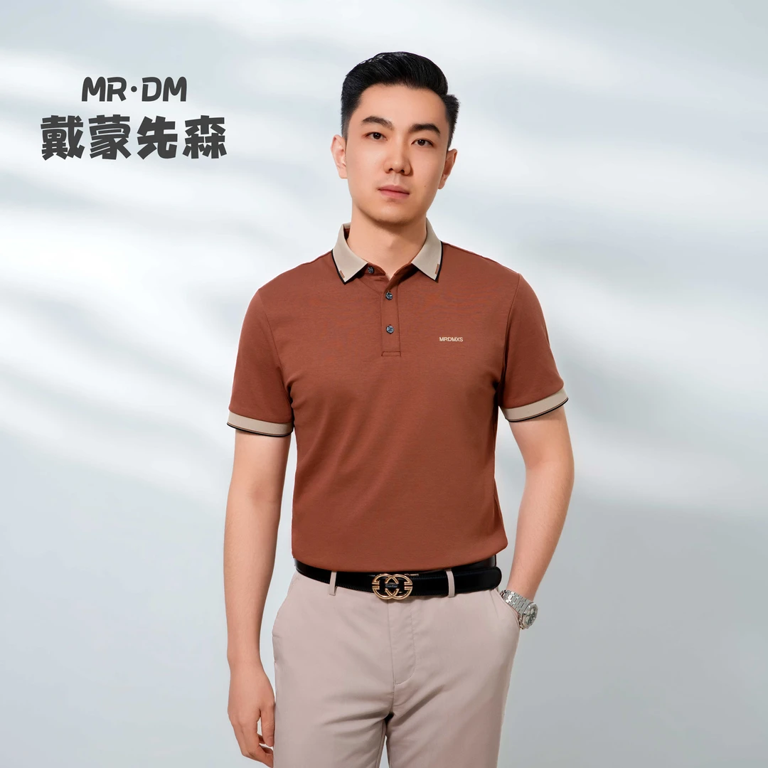 【阿杜专享】戴蒙先森男士短袖polo衫商务休闲透气翻领上衣