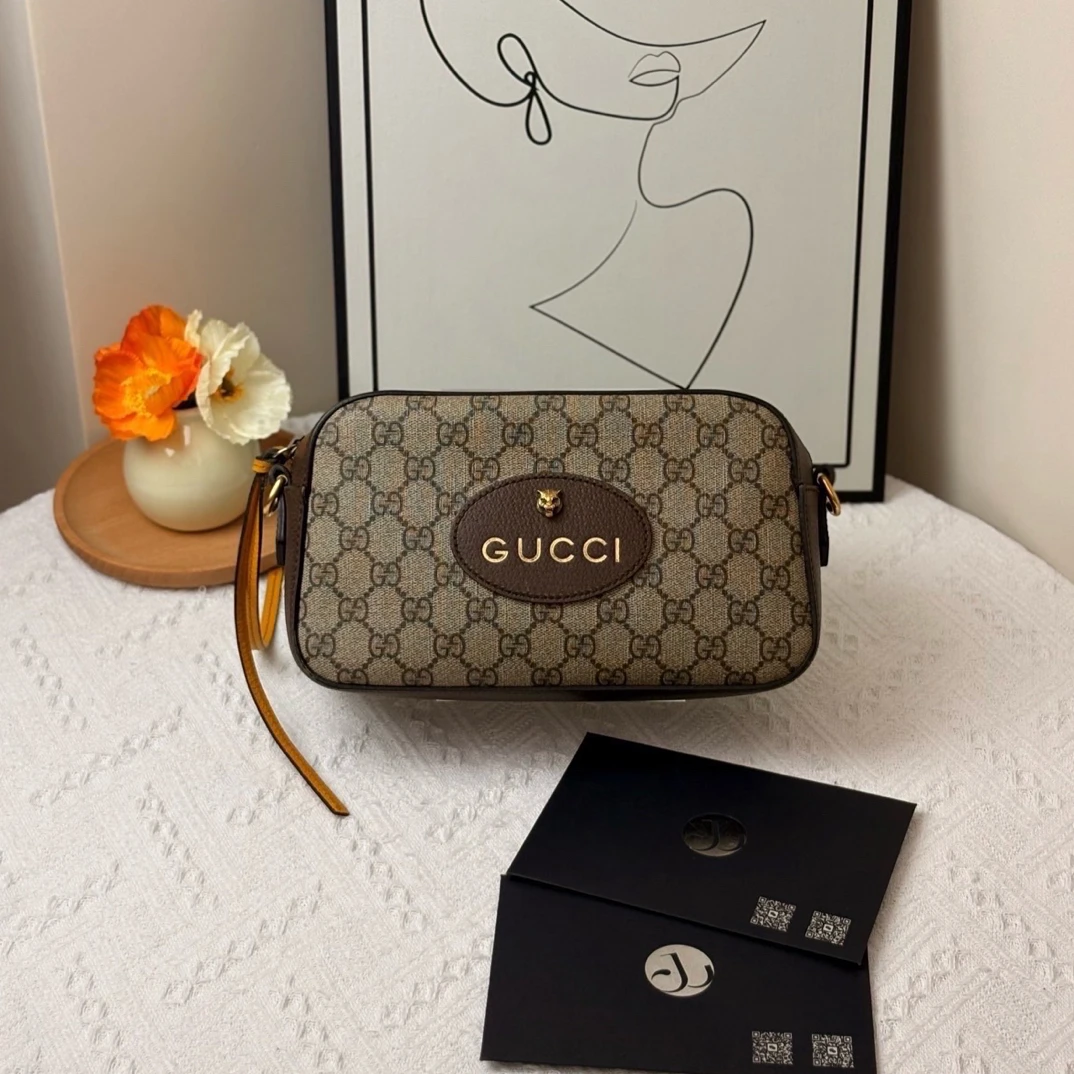 95新 GUCCI/古驰 虎头相机包 033/21年/JW6653
