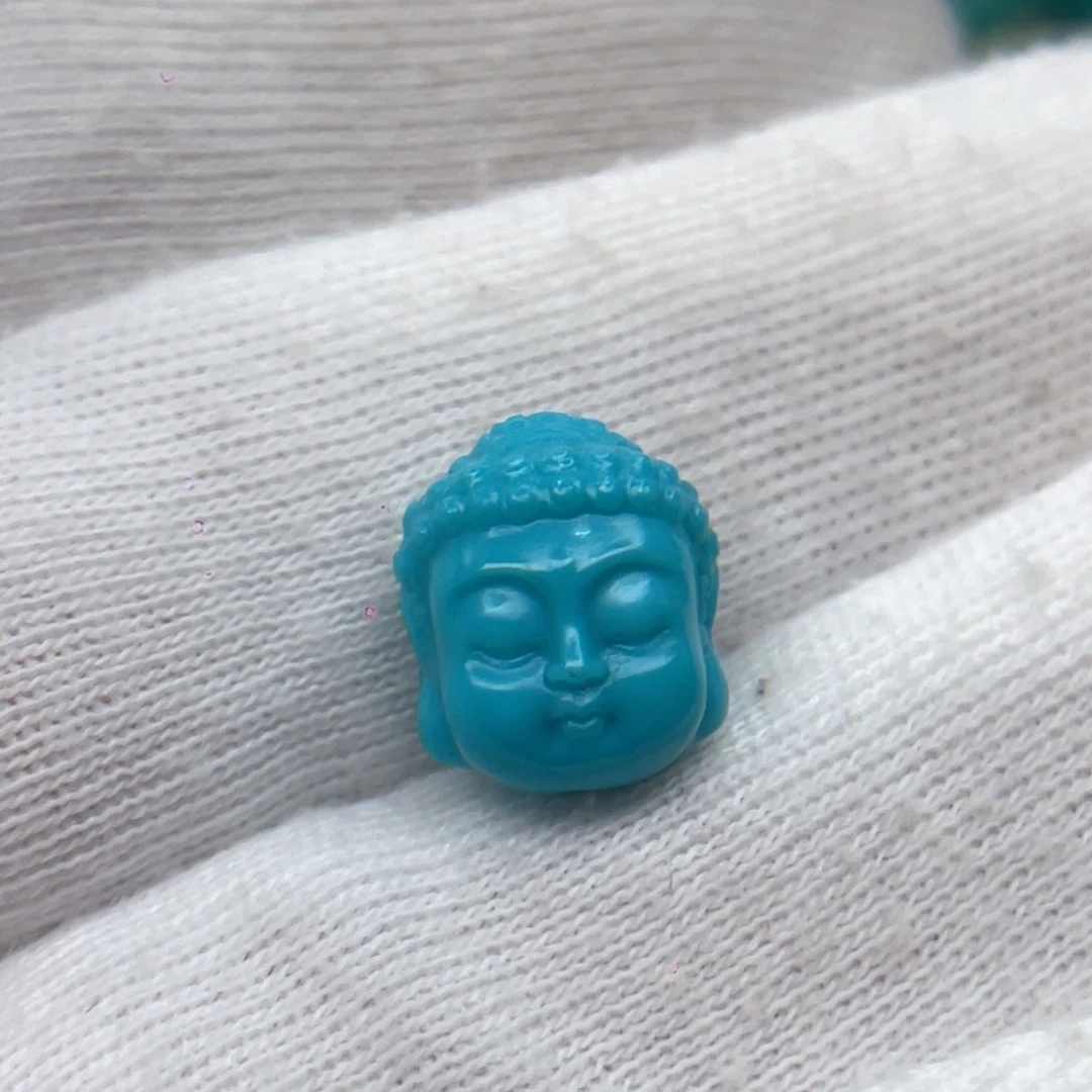 绿松石未镶嵌颈饰卡10-11.5-8