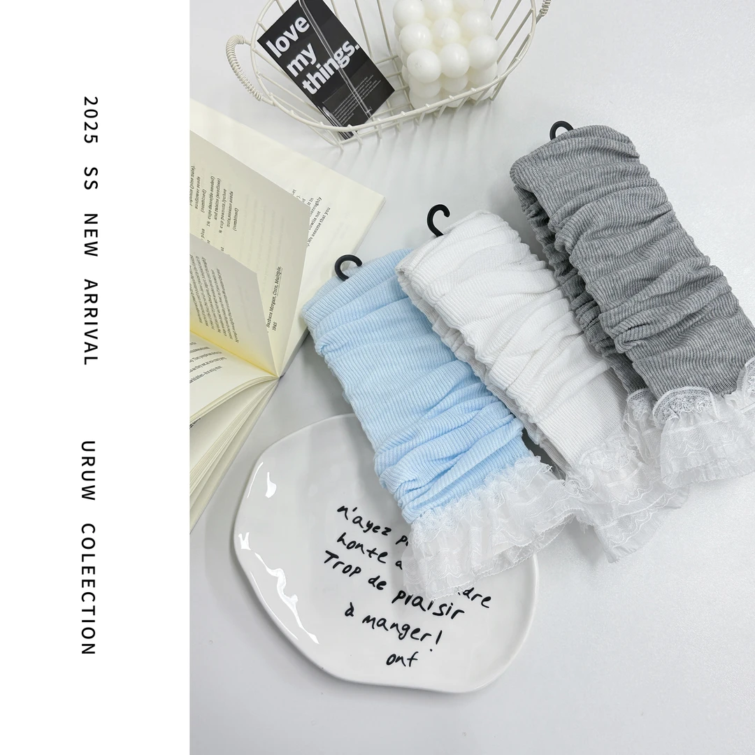 颖子定制【堆堆袜】蕾丝花边袜套薄款大花边堆堆袜 5066