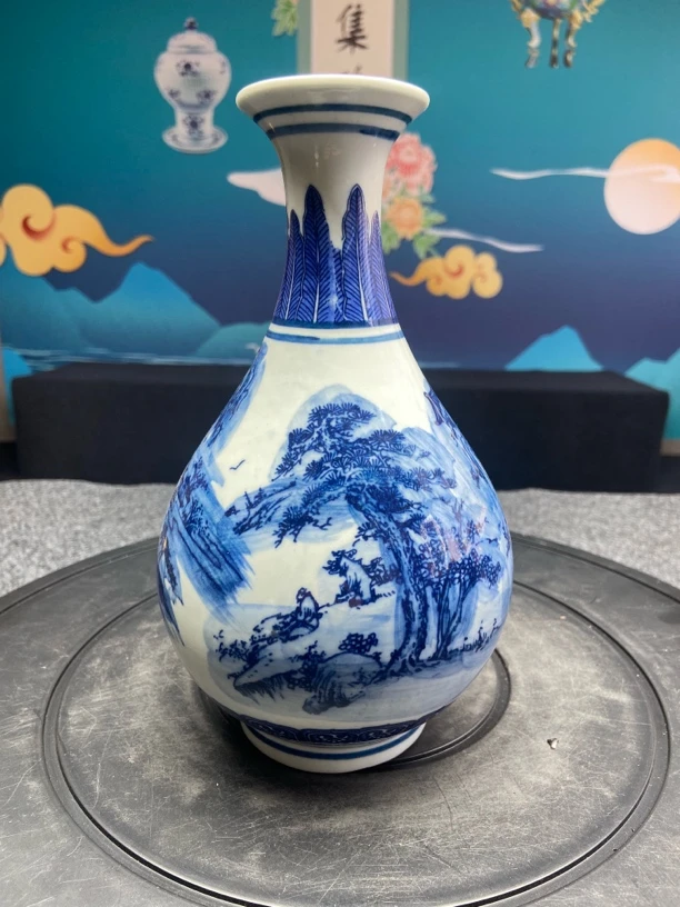 青花瓷山水（通用链接请勿私拍）瓷器