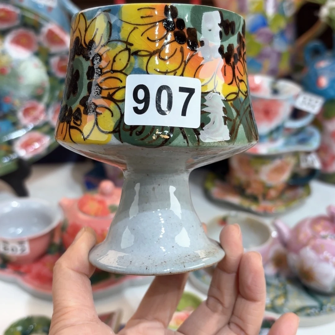 景德镇手绘高温釉下彩陶瓷茶具