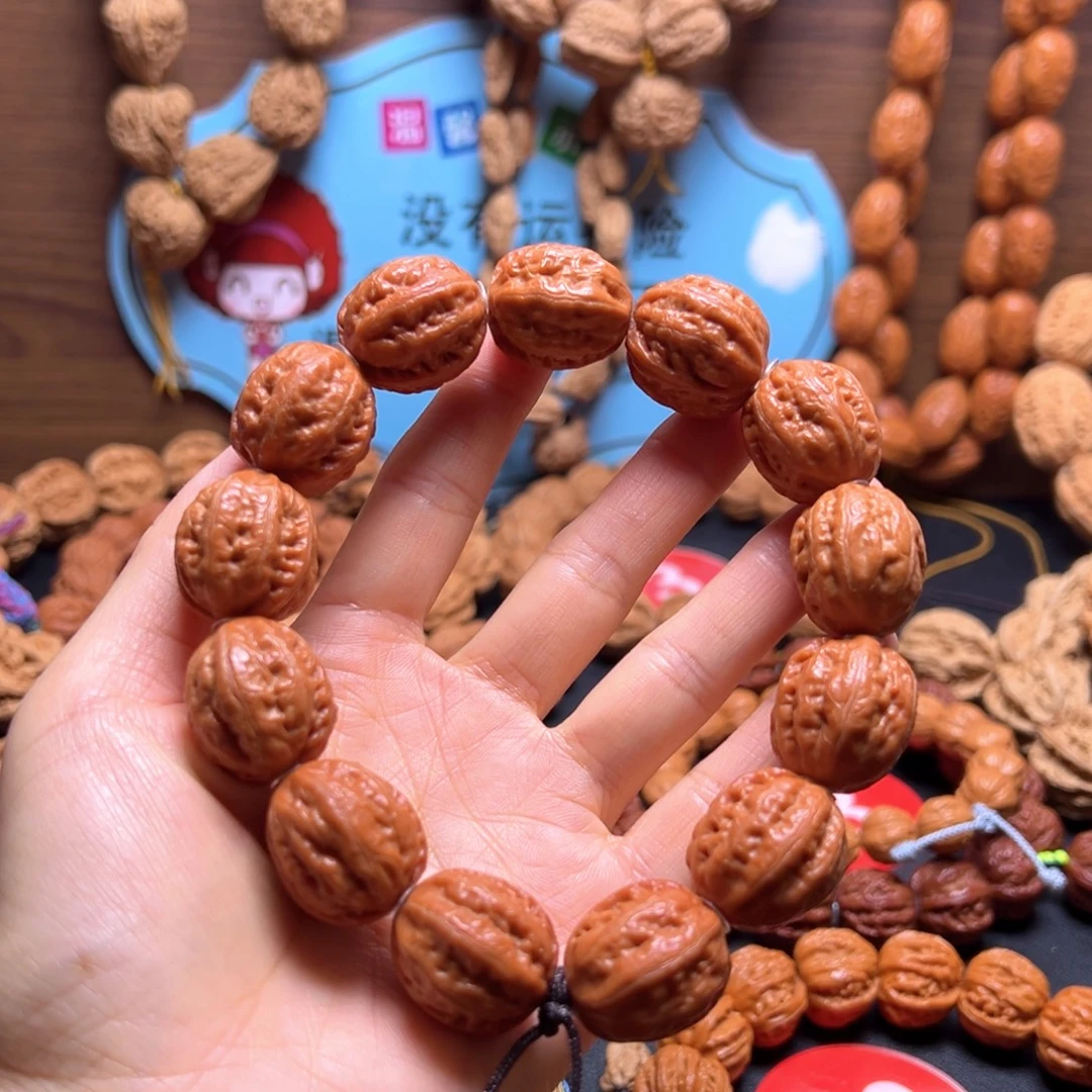 文玩核桃手串粗筋小枣19加