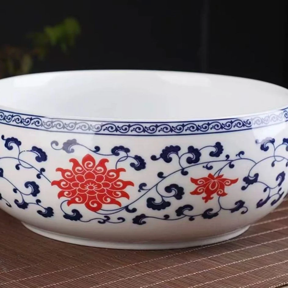 红福花勾滕小茶洗  功夫茶具             4243        （直播）