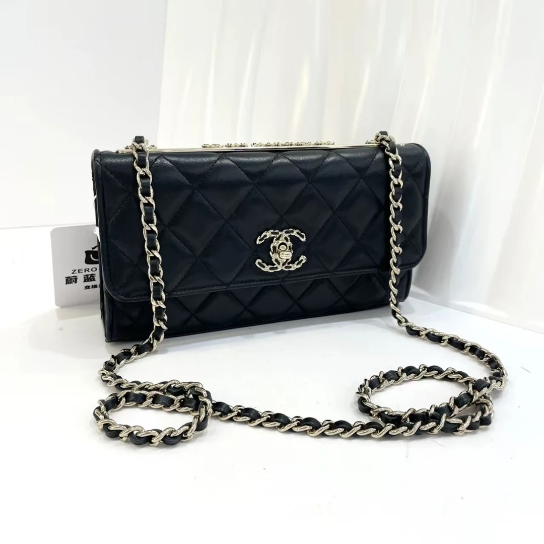 99新 Chanel/香奈儿 23C trendy cc法棍浮雕款 芯片