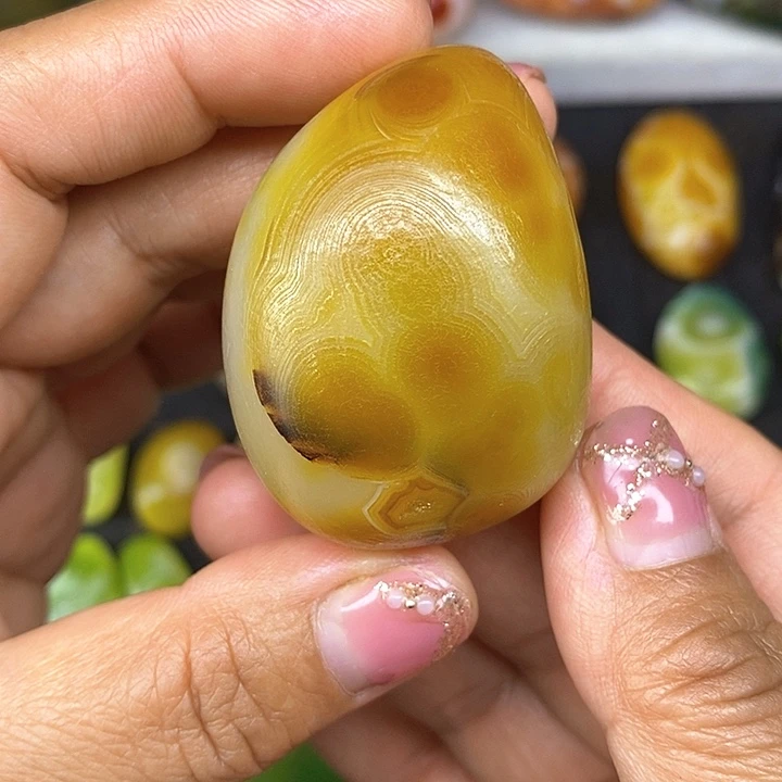 手把件奇石饰品无孔